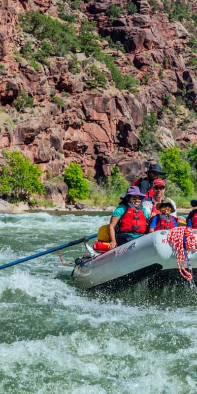 Lodore Canyon — a 44-mile section of the Green River — is considered one of the iconic rafting adventures in the West.