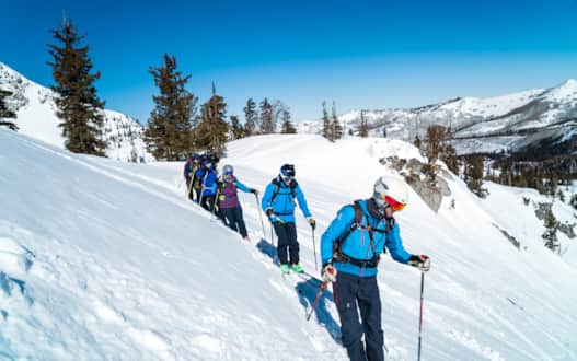 The Interconnect Tour begins at Deer Valley, where you slip out of bounds and into the huge Wasatch Backcountry.