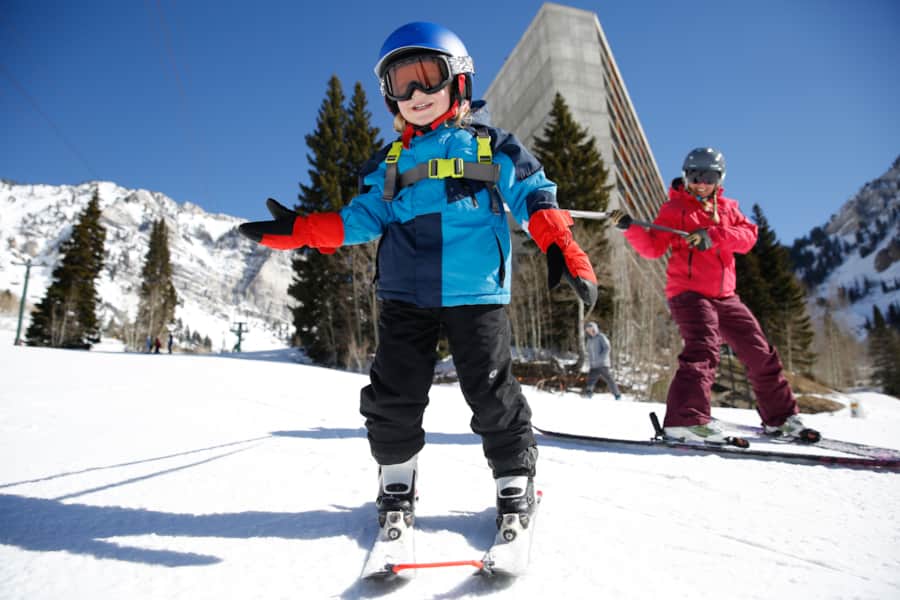Finding my ski legs at Snowbird.