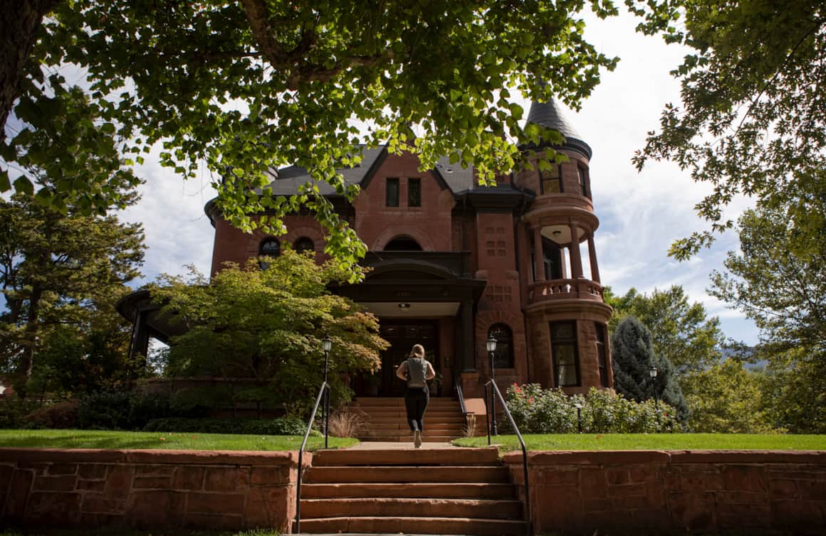 The Eccles Community Art Center is located within the Queen Anne-style architecture of the Eccles mansion itself. The surrounding neighborhood, often called the “Trolley District,” is home to some of the most well-preserved historic residential architecture anywhere in Utah.