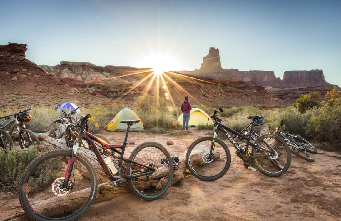 Biking the White Rim Trail in Canyonlands National Park
