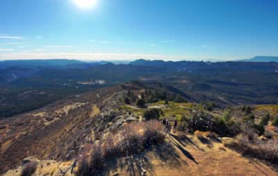 View from the top of the radio tower site.