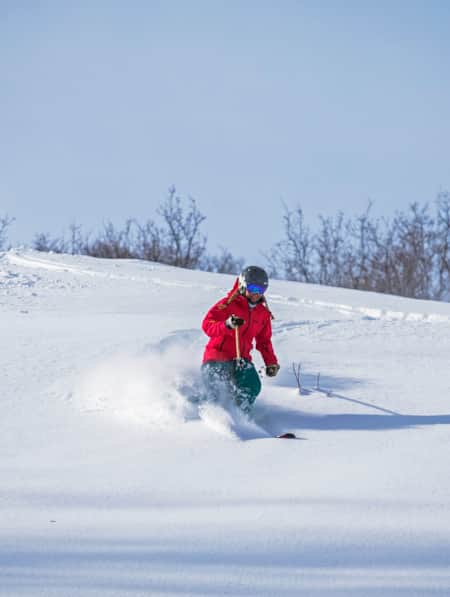 Skiing at Cherry Peak