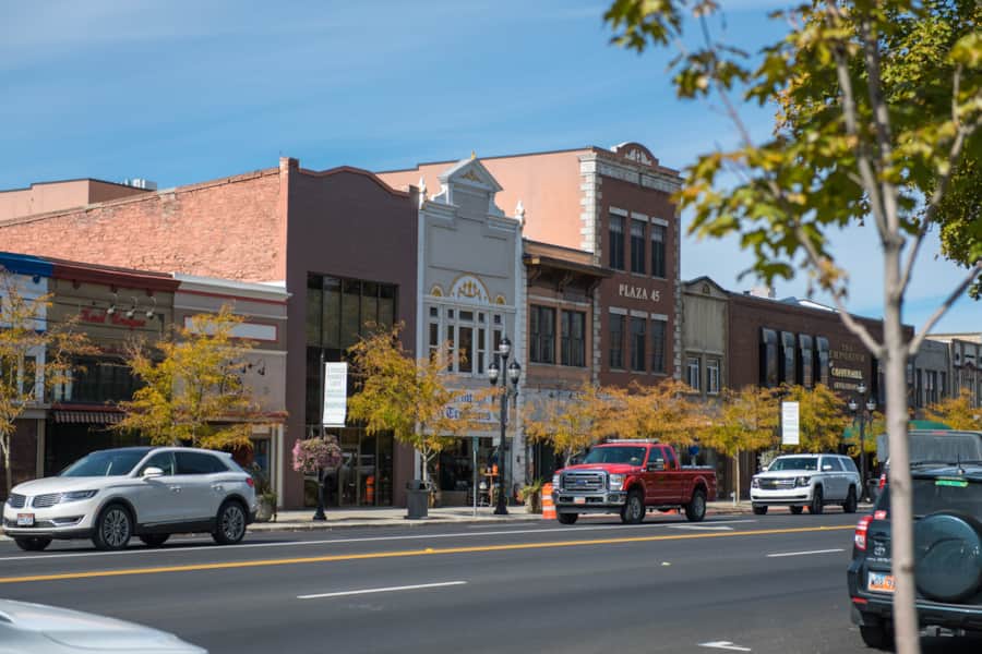 Historic downtown Logan.