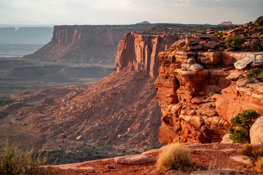 Canyonlands is divided into four districts: The Needles, The Maze, Island in the Sky, and the rivers. Island in the Sky is considered the most accessible.