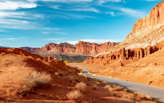 Ramble down the 8-mile Capitol Reef Scenic Drive for breathtaking views.