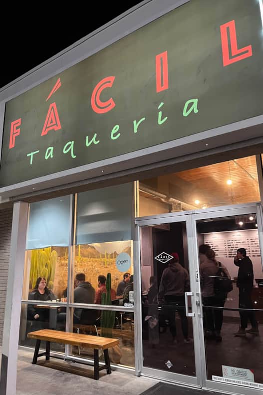 On the edge of a strip mall just off the highway between Big Cottonwood and Parleys Canyons, Fácil Taqueria is a popular haunt for the after-ski crowd.